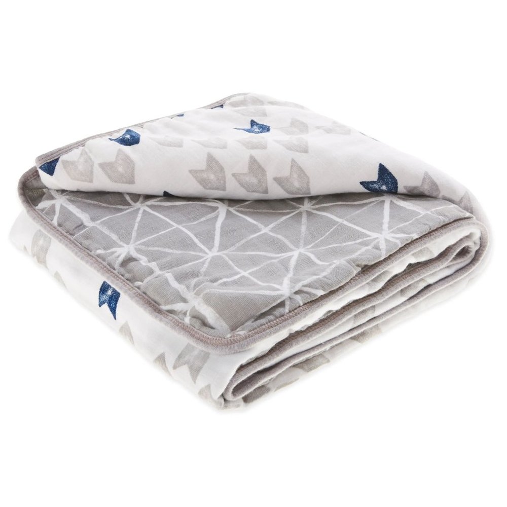 'Aden + Anais' Essential Cotton Muslin Blanket | Chevron, 44"x44"